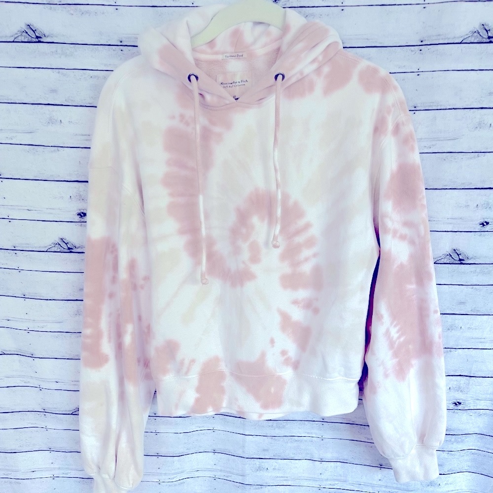 A&F Tie Dye Hoodie Soft Collection